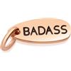 DODO Ciondolo in oro con scritta badass