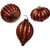 GOODWILL Pendente Di Natale Strisce Cm 10 Oro Rosso