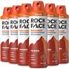 Rockface Rock Face Power Antitraspirante per uomo, deodorante spray, protezione 48 ore, 200 ml, confezione multipla da 6