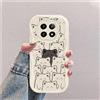 hdqICase Gatto Custodia Onda Silicone Morbido Compatibile con Realme 12 5G/Realme 12X 5G Bianco Cover
