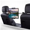 Girafus Porta iPad da Auto Centrale 4-13 Pollici Supporto Tablet Auto Sedile Posteriore per Bambini Compatibile con iPad Pro, Air, Mini, Switch, Galaxy, Cellulare Sostegno Portatablet da Macchina
