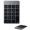 Satechi Tastierino Numerico Wireless Slim in Alluminio con 18 Tasti, Bluetooth, Ricarica USB-C per MacBooK, Laptop, PC, iPad (Grigio Siderale, 𝐋𝐚𝐲𝐨𝐮𝐭 𝐔𝐒)