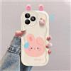 hdqICase Custodia Cartone Animato 3D Compatibile con Realme Note 50 4G/Realme C53/ C51 Cover Silicone Antiurto Alla Moda