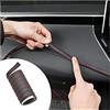 CGEAMDY Striscia Di Decorazione per Interni Auto, Modanatura Interni Auto, Striscia Adesiva Decorativa per Decorazione Interno Auto 2 Metri, Universale Striscia Flessibile Decorativa(Rosso)