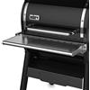 Weber SmokeFire EX4 / EPX4 tavolino Frontale/Ribaltabile, Superficie di appoggio aggiuntiva per Alimenti, Montaggio Semplice - Argento (7002)