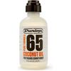 JIM DUNLOP | 6634 Formula 65 Coconut Oil 118 ml, Conditioner naturale per tastiere in palissandro, ebano e legni non verniciati, Nutre, pulisce e protegge il legno