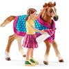 SCHLEICH 2542361 PULEDRO CON COPERTA