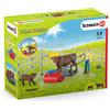 SCHLEICH 2542529 ZONA LAVAGGIO CON MUCCHE