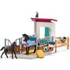 SCHLEICH 2542611 BOX CON GIUMENTA E PULEDRO