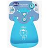 CHICCO BAVAGLINA SILICONE AZZURRO