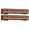 ROCO 74033 SE DI 2 CARROZZE EC MONT CENIS FS