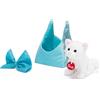 TRUDI 29622 PELUCHE GATTINO BORSA FIOCCO