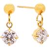 GM INDUSTRIE ITALIANE Srl ATELIER FRATTINA 64 ORECCHINO ORO CON PENDENTE