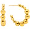 GM INDUSTRIE ITALIANE Srl ATELIER FRATTINA 76 ORECCHINO CERCHIETTO SFERE ORO