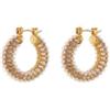 GM INDUSTRIE ITALIANE Srl ATELIER FRATTINA 57 ORECCHINO CERCHIO ORO PERLE