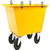 Kongamek Carrello per rifiuti 400 l, con supporti di sollevamento - Kongamek KM143225-L