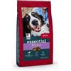 MERA Pezzi essenziali, 2 kg, cibo per cani asciutto per tutte le razze di cani, crocchette extra grandi, cibo secco sano per cani con pollame | Dry Dog Food con Omega-3 e 6 per pelle e pelo