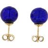 Generic Venetiaurum - Orecchini lobo per Donna Con Perla 10mm In Vetro Originale Di Murano E Argento 925 - Gioiello Made In Italy Certificato
