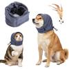 GZRXIOUS Protezioni Auricolari per Cani, Protezioni Auricolari Regolabili per Canis, Paraorecchie Cane Cuffie Antirumore per Cani, Calmare E Alleviare L'ansia (Grigio, S)