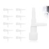 Lhbwhiz 10 Pezzi Valvole di Controllo per Pompa dell'Aria per Acquario,Valvole di ritegno in plastica,Protezione per Pompa dell'acquario,per Tubo dell'Aria Standard da 4 mm(Bianco)