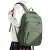 VGCUB Zaino Scuola Università Superiore Media Ragazza Ragazzo Zaino da Viaggio Donna Ufficio Uomo Porta pc Impermeabile Sportivo Casual School Backpack Travel Verde