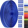 DOITEM The Yard - Cerniere a spirale in nylon, 11 m, con 25 cursori per cerniera, per fai da te, cucito, sartoria, borse, indumenti, tessili per la casa (blu reale, #3)