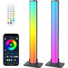 Auplf Desk Ambient Light 2PCS Smart Light Bar Con la Musica per PC, TV, Decorazione Della Stanza, Porta USB