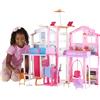 Mattel La Casa a 3 piani playset con ascensore e altalena mobili e accessori inclusi