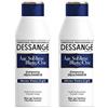 Dessange, Shampoo anti-giallo all'acido ialuronico per capelli bianchi e grigi, 250 ml, 2 pz.