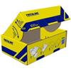 BLASETTI Scatola spedizioni Postal Box - M - 36 x 24 x 12 cm - giallo-blu - Blasetti (unità vendita 1 pz.)