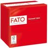 FATO Tovagliolo - carta - 24 x 24 cm - 2 veli - rosso - Fato - conf. 100 pezzi (unità vendita 1 pz.)