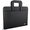 City Time Portablocco Flap - con manici - tessuto - nero - A4 - City Time (unità vendita 1 pz.)