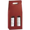 SCOTTON Scatola - 2 bottiglie - 18 x 9 x 38,5 cm - cartone seta - bordeaux - Scotton (unità vendita 5 pz.)
