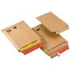 COLOMPAC Busta a sacco CP 010 in cartone - adesivo permanente - formato B5 (185 x 270 mm) - altezza massima 50 mm - avana - ColomPac (unità vendita 20 pz.)