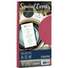 FAVINI Busta Special Events metal - 110 x 220 mm - 120 gr - rosso - Favini - conf. 10 buste (unità vendita 1 pz.)