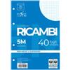 PIGNA Ricambi forati Quaxima - A4 - 5 mm - 80 gr - Pigna - conf. 40 pezzi (unità vendita 1 pz.)