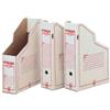 DOX Portariviste Storage Dox 1606 - 87 x 34 x 24,5 cm - bianco-rosso - Esselte Dox (unità vendita 32 pz.)