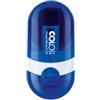 COLOP Timbro Pocket Stamp R40 - diametro 40 mm - 5 righe - autoinchiostrante - blu - Colop (unità vendita 1 pz.)