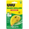 UHU Colla a nastro Dry&Clean Roller - permanente - 6,5 mm x 8,5 m - UHU (unità vendita 1 pz.)