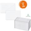 REX SADOCH Scatola 100 biglietti + 100 buste - Dalmazia - bianco - 9 x 14 cm - Rex Sadoch (unità vendita 1 pz.)