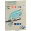 PRIMO Gessetti quadrati Policromi - quadrati - 13x13x80mm - Primo - astuccio 24 gessi (unità vendita 1 pz.)