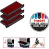 TRODAT Tampone di ricambio 6-4915 - rosso - Trodat - conf. 3 pezzi (unità vendita 1 pz.)