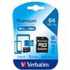 Verbatim - Micro SDXC Classe 10 fino a 45mb-sec - 44084 - 64GB (unità vendita 1 pz.)