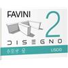 FAVINI Album Favini 2 - 33 x 48 cm - 110 gr - 10 fogli - liscio - Favini (unità vendita 5 pz.)