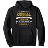 Christian Job Title Appreciation Funny T Divertente Maglietta con Scritta in Inglese I'm Not a Miracle Worker Felpa con Cappuccio, Unisex per Adulti, Navy, L
