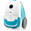 HYUNDAI ELECTRONICS Aspirapolvere con sacchetto VC068WB I 800 W I Motore ECO I 2L Volume I Bianco/Blu