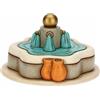 THUN - Presepe 2022 - Statuina Presepe Fontana in Ceramica Decorata a Mano - Linea Presepe Classico - 12x12x7 cm h