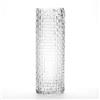 DRW Vaso da Tavolo in Vetro Trasparente 30 x 10,5 x 10,5 cm
