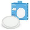 Garza Plafoniera LED Soffitto, montaggio superficiale, circolare, lampada da soffitto, 29,5 cm, 24 W, luce fredda 6500 K, 2500 lm, 30.000 ore, IP20, bianco, risparmio energetico 80%