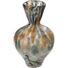 GILDE GLAS art Vaso in vetro tipo Bronko in vetro - marrone - altezza 24 cm x diametro 15 cm - colorato e impermeabile - vaso per fiori